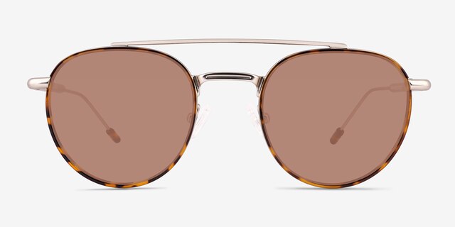 Ned Tortoise AcetateSunglass Frames from EyeBuyDirect, Front View