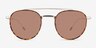 Ned Tortoise AcetateSunglass Frames from EyeBuyDirect, Front View