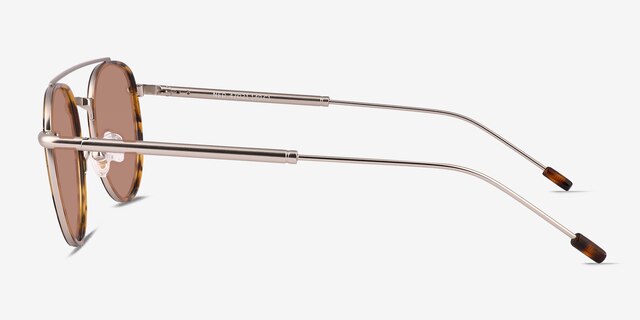 Ned Tortoise AcetateSunglass Frames from EyeBuyDirect, Side View