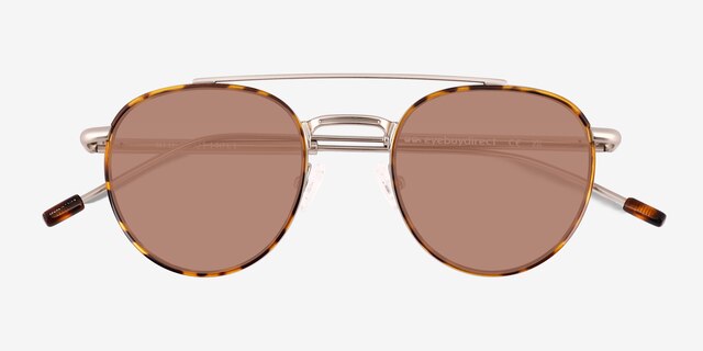 Ned Tortoise AcetateSunglass Frames from EyeBuyDirect, Closed View