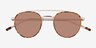 Ned Tortoise AcetateSunglass Frames from EyeBuyDirect, Closed View