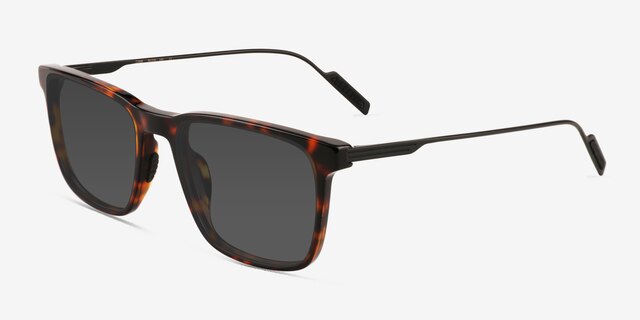 Climb Tortoise AcetateSunglass Frames from EyeBuyDirect, Angle View