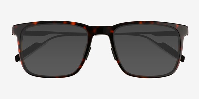 Climb Tortoise AcetateSunglass Frames from EyeBuyDirect, Closed View