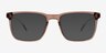 Climb Crystal Brown AcetateSunglass Frames from EyeBuyDirect, Front View