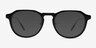Aim Black AcetateSunglass Frames from EyeBuyDirect, Front View