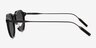 Aim Black AcetateSunglass Frames from EyeBuyDirect, Side View