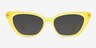 Suzanne Yellow AcetateSunglass Frames from EyeBuyDirect, Front View