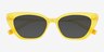 Suzanne Yellow AcetateSunglass Frames from EyeBuyDirect, Closed View