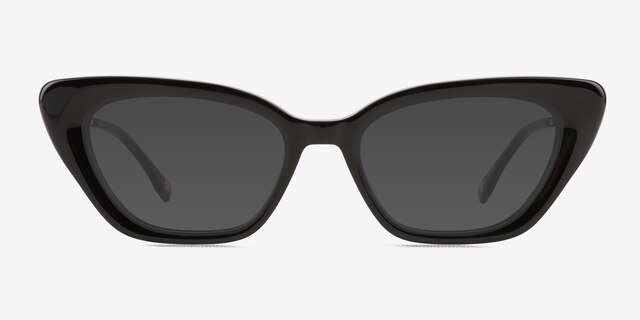 Suzanne Black AcetateSunglass Frames from EyeBuyDirect, Front View