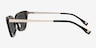 Suzanne Black AcetateSunglass Frames from EyeBuyDirect, Side View