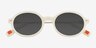 Adel White AcetateSunglass Frames from EyeBuyDirect, Closed View
