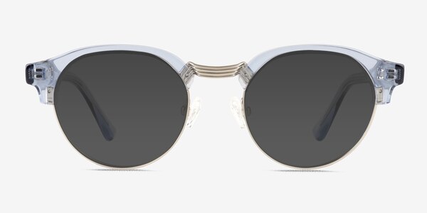 Tommie Clear Blue Silver Acetate Sunglass Frames