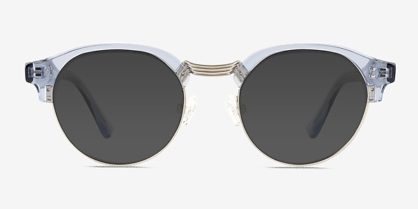 Tommie Clear Blue Silver Acetate Sunglass Frames