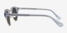 Tommie Clear Blue Silver AcetateSunglass Frames from EyeBuyDirect, Side View