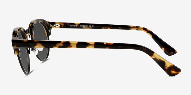 Tommie Tortoise Black AcetateSunglass Frames from EyeBuyDirect, Side View