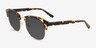 Blume Spotty Tortoise Gold AcetateSunglass Frames from EyeBuyDirect, Angle View