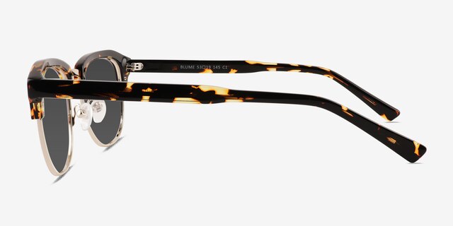 Blume Spotty Tortoise Gold AcetateSunglass Frames from EyeBuyDirect, Side View