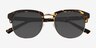 Blume Spotty Tortoise Gold AcetateSunglass Frames from EyeBuyDirect, Closed View