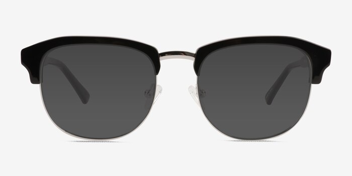 Blume Black Silver Acetate Sunglass Frames from EyeBuyDirect