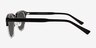 Blume Black Silver AcetateSunglass Frames from EyeBuyDirect, Side View