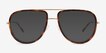Mortar Tortoise AcetateSunglass Frames from EyeBuyDirect, Front View