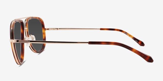 Mortar Tortoise AcetateSunglass Frames from EyeBuyDirect, Side View