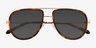 Mortar Tortoise AcetateSunglass Frames from EyeBuyDirect, Closed View