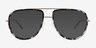 Mortar Tortoise Silver AcetateSunglass Frames from EyeBuyDirect, Front View