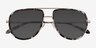 Mortar Tortoise Silver AcetateSunglass Frames from EyeBuyDirect, Closed View
