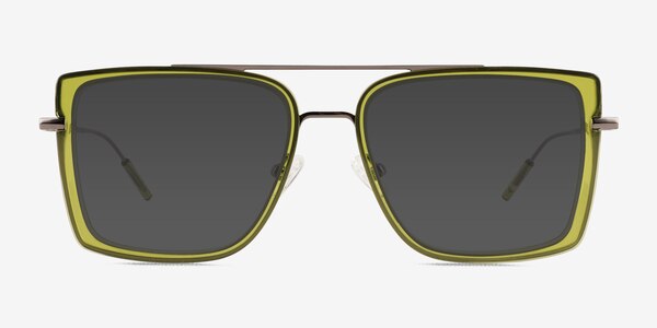 Kiln Clear Green Bronze Acetate Sunglass Frames