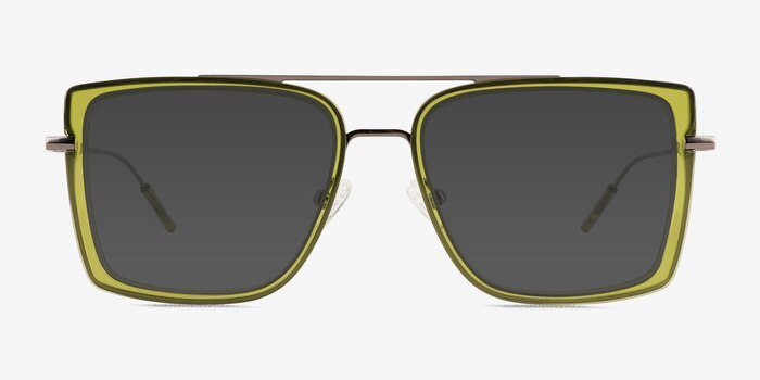 Kiln Clear Green Bronze Acetate Sunglass Frames from EyeBuyDirect