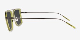 Kiln Clear Green Bronze Acétate Soleil de Lunette de vue d'EyeBuyDirect, Vue de Côté