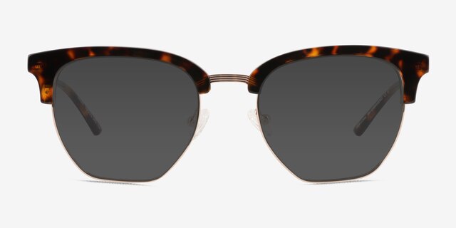 Inlay Tortoise Gold AcetateSunglass Frames from EyeBuyDirect, Front View