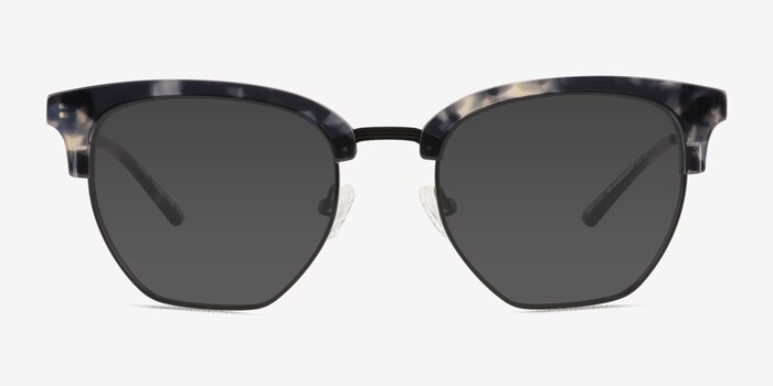 Inlay Tortoise Gunmetal Acetate Sunglass Frames from EyeBuyDirect