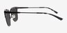 Inlay Tortoise Gunmetal AcetateSunglass Frames from EyeBuyDirect, Side View
