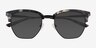 Inlay Tortoise Gunmetal AcetateSunglass Frames from EyeBuyDirect, Closed View
