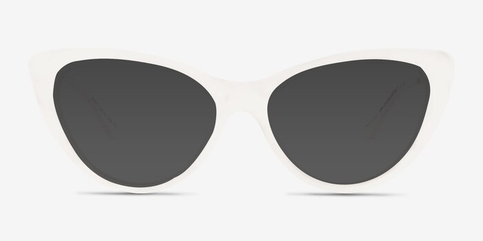 Draft White Acetate Sunglass Frames from EyeBuyDirect