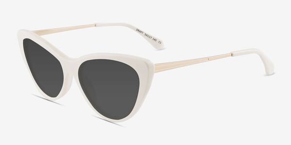 White Draft -  Acetate Sunglasses