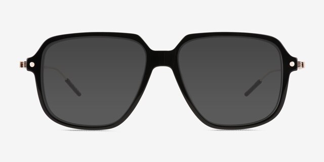 Stitch Black AcetateSunglass Frames from EyeBuyDirect, Front View