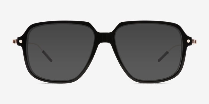 Stitch Black Acetate Sunglass Frames from EyeBuyDirect