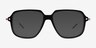 Stitch Black AcetateSunglass Frames from EyeBuyDirect, Front View