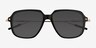 Stitch Black AcetateSunglass Frames from EyeBuyDirect, Closed View