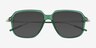 Stitch Clear Green AcetateSunglass Frames from EyeBuyDirect, Closed View