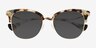 Twirler Ivory Tortoise AcetateSunglass Frames from EyeBuyDirect, Closed View