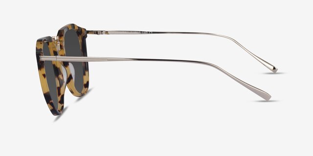 Succession Tortoise AcetateSunglass Frames from EyeBuyDirect, Side View