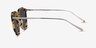 Succession Tortoise AcetateSunglass Frames from EyeBuyDirect, Side View