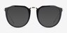 Succession Black AcetateSunglass Frames from EyeBuyDirect, Front View