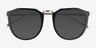 Succession Black AcetateSunglass Frames from EyeBuyDirect, Closed View