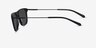 Fortify Black AcetateSunglass Frames from EyeBuyDirect, Side View