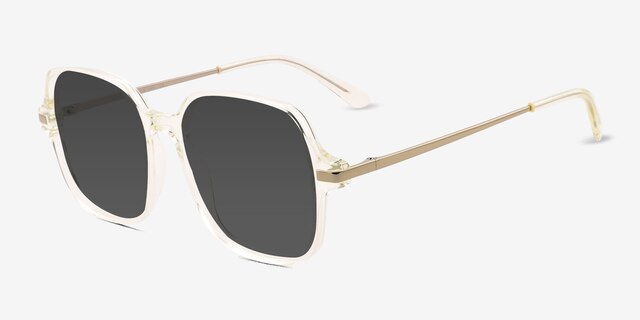 Salvador Transparent AcétateSoleil de Lunette de vue d'EyeBuyDirect, Vue d'Angle